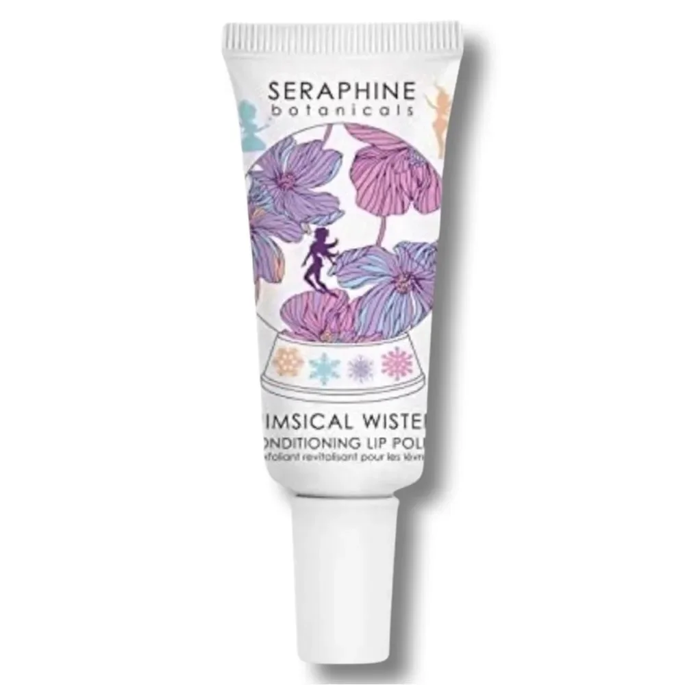 Seraphine Botanicals Whimsical Wisteria Conditioning Lip Polish/Exfoliant NIB